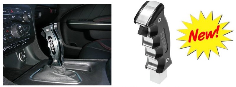 Hurst Billet Pistol Grip Auto Shift Handle 15-up Challenger Auto - Click Image to Close
